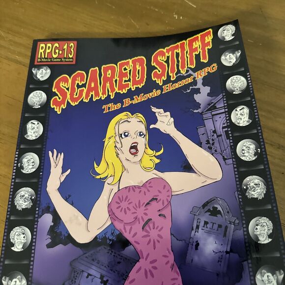 SCARED STIFF: THE B-MOVIE HORROR RPG (RPG-13 B-MOVIE GAME By Gene Stanley VG - Picture 3 of 7